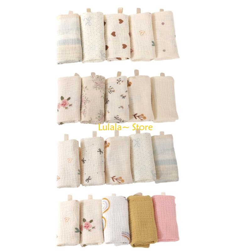 Printed Bibs Pack - مجموعة Y4QA مكونة من 5 قطع