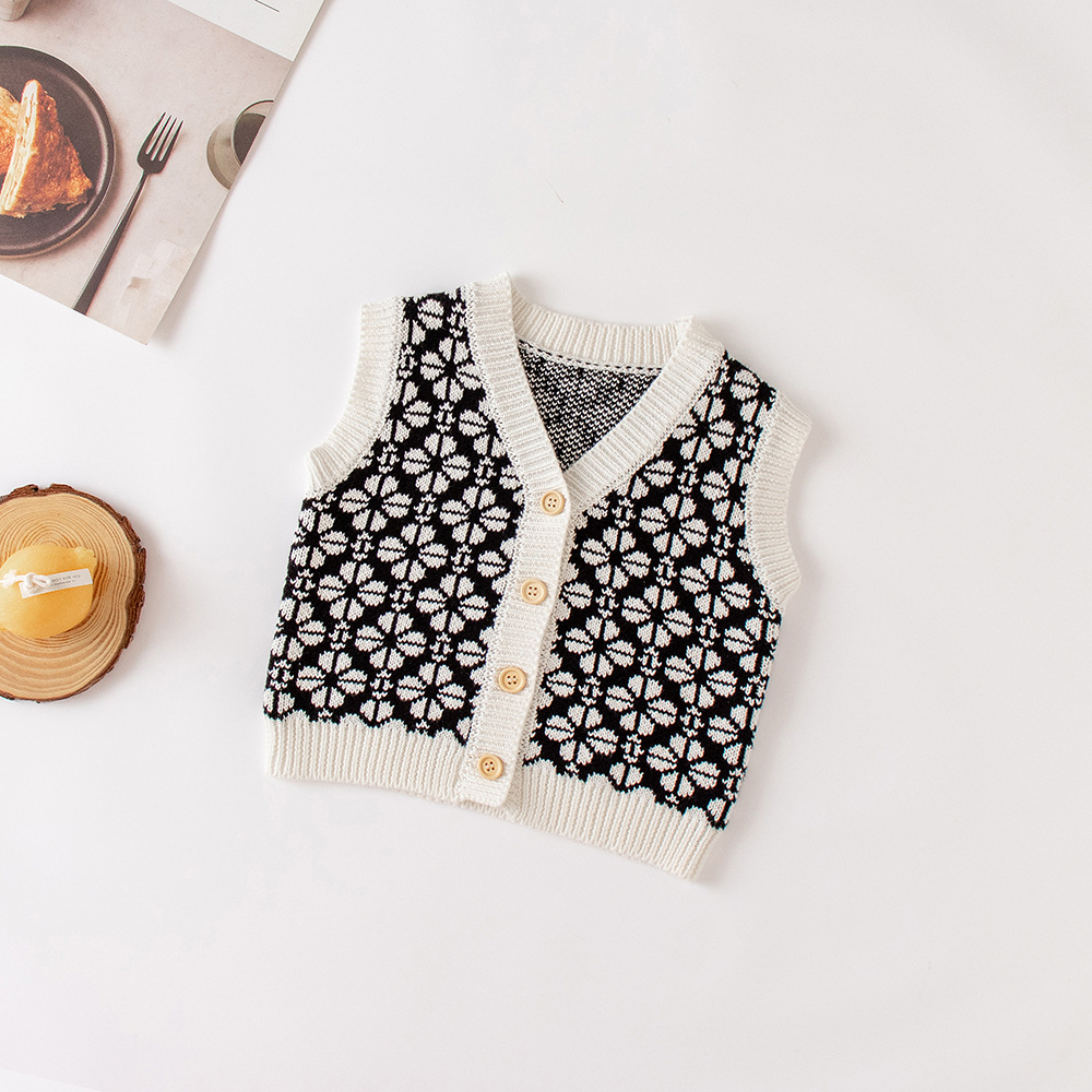 Knit Cardigan Infant - 2025 الربيع والخريف جديد الفتيات طفل