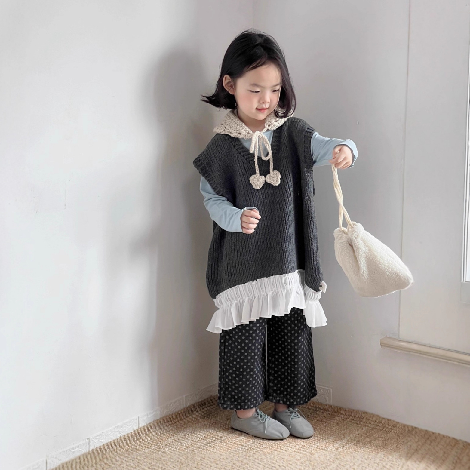 Baby X Clothing - فتاة صدرية 2025 الخريف ملابس الأطفال