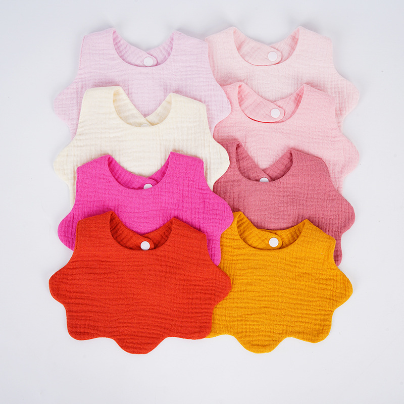 Baby Clothing Fabric - مرايل قطنية ناعمة بطباعة للأطفال ،
