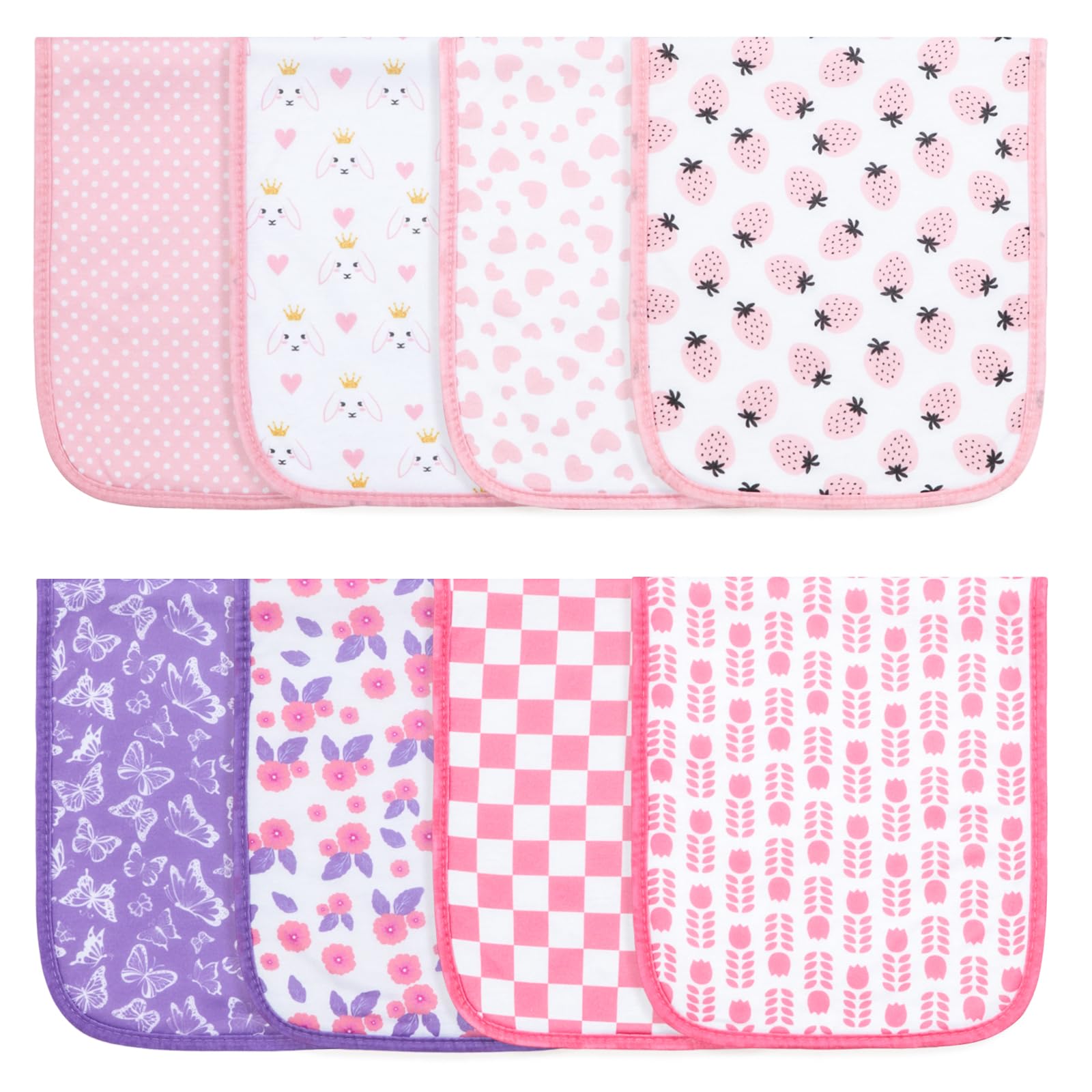 Printed Bibs Pack - بينوكسين - مجموعة من 8 قطع