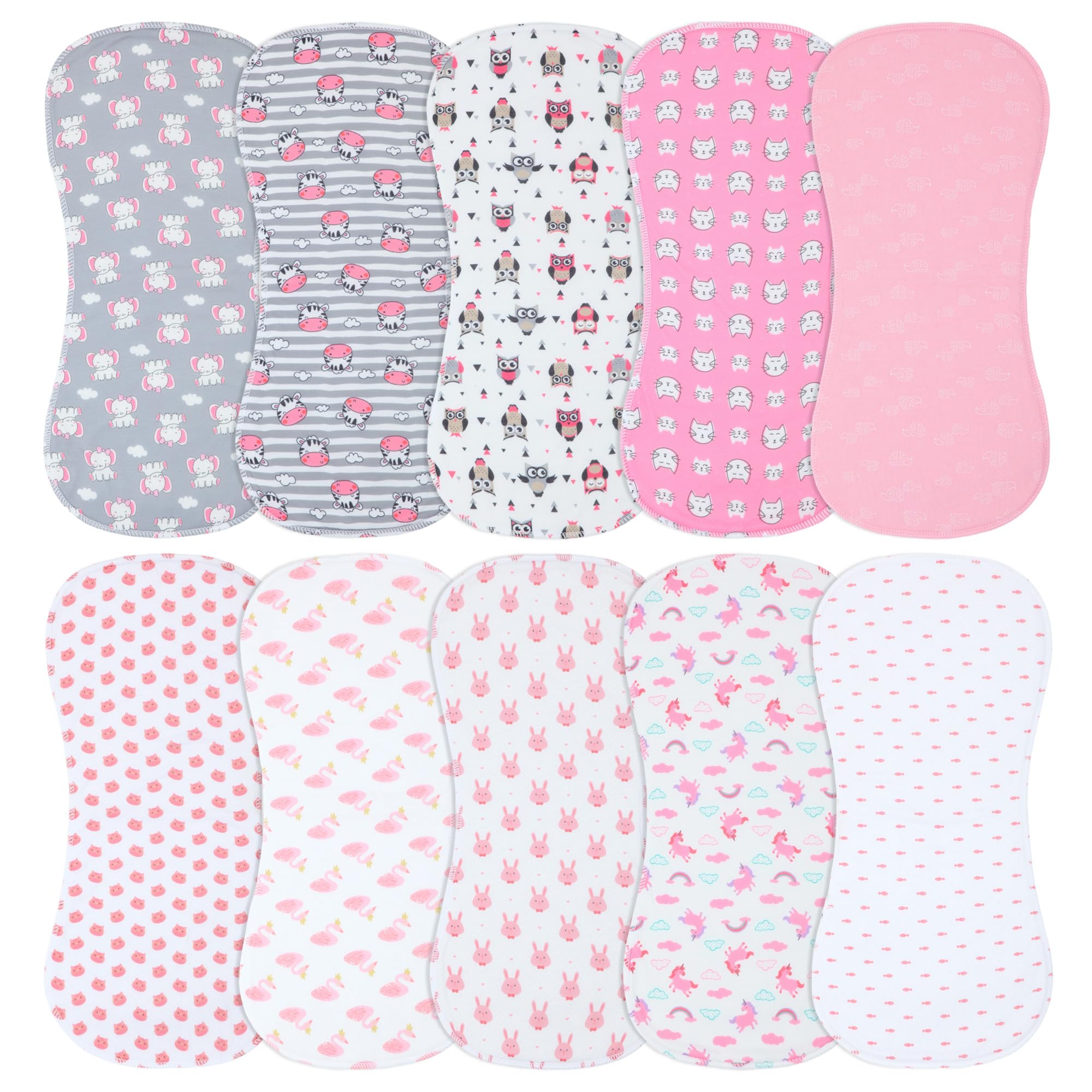Printed Bibs Pack - بينوكسين - عبوة من 10 قطع