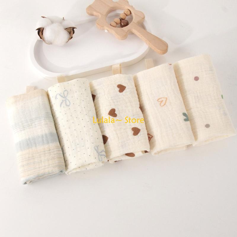مجموعة Y4QA مكونة من 5 قطع من  - مراجعة Printed Bibs Pack وسعره
