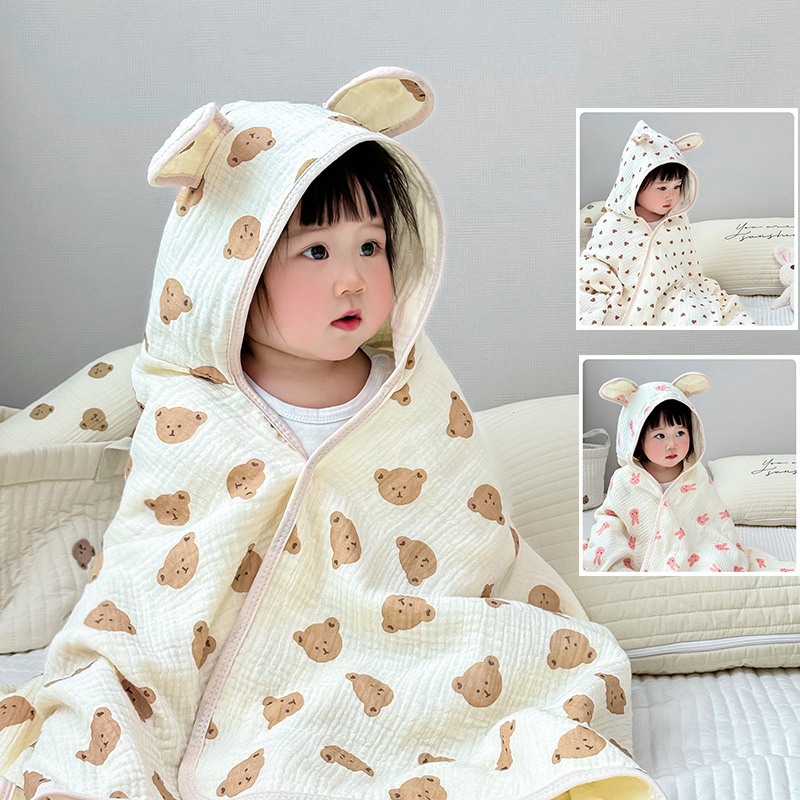 منشفة استحمام الطفل 4 طبقات ال - مراجعة Baby Clothing Fabric وسعره