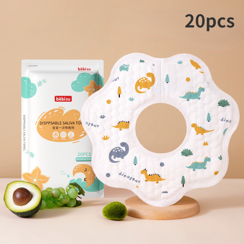 ملابس تجشؤ الأطفال بطباعة كرتو - مراجعة Printed Bibs Pack وسعره