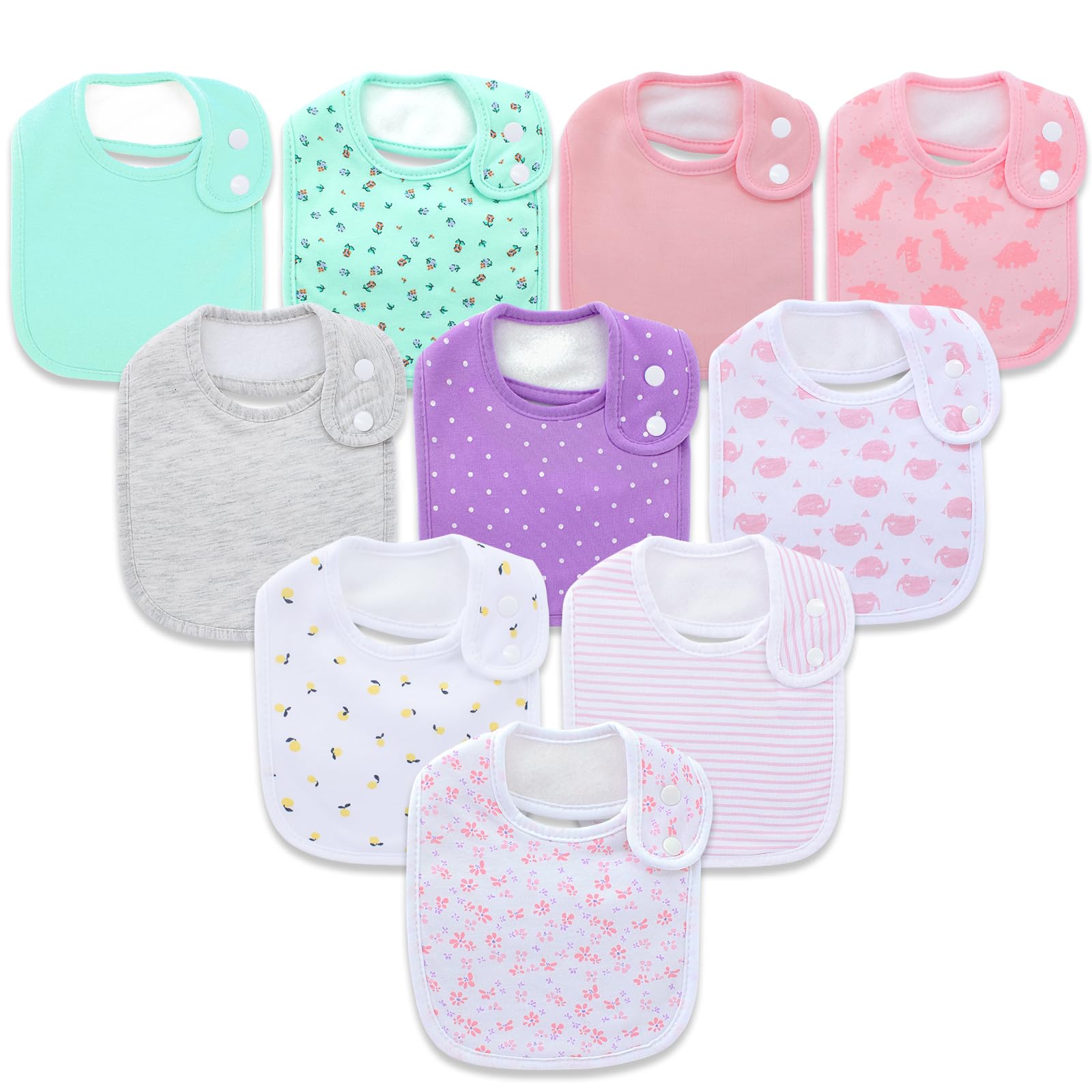 بينوكسين - عبوة من 10 قطع من م - مراجعة Printed Bibs Pack وسعره