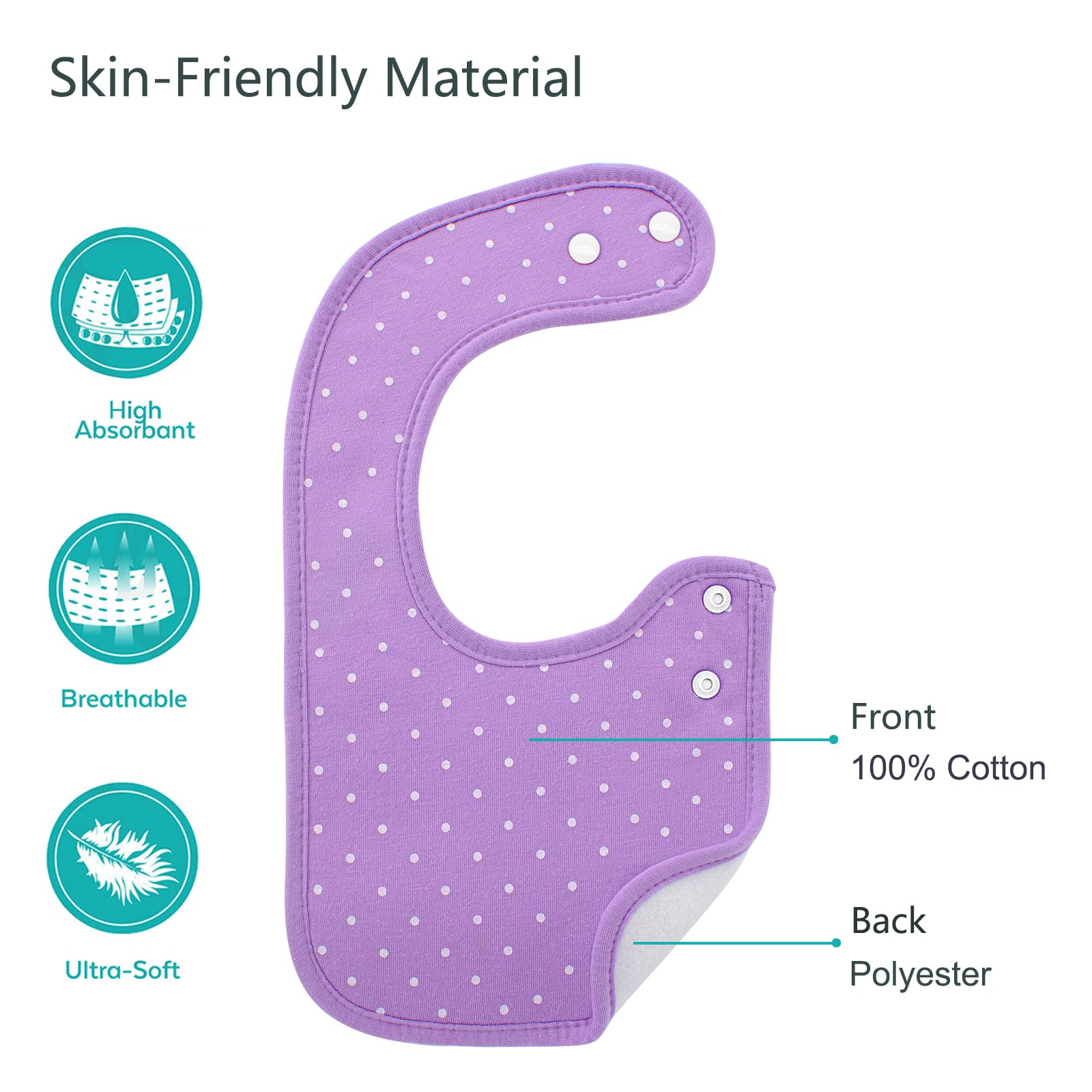 بينوكسين - عبوة من 10 قطع من م - مراجعة Printed Bibs Pack وسعره