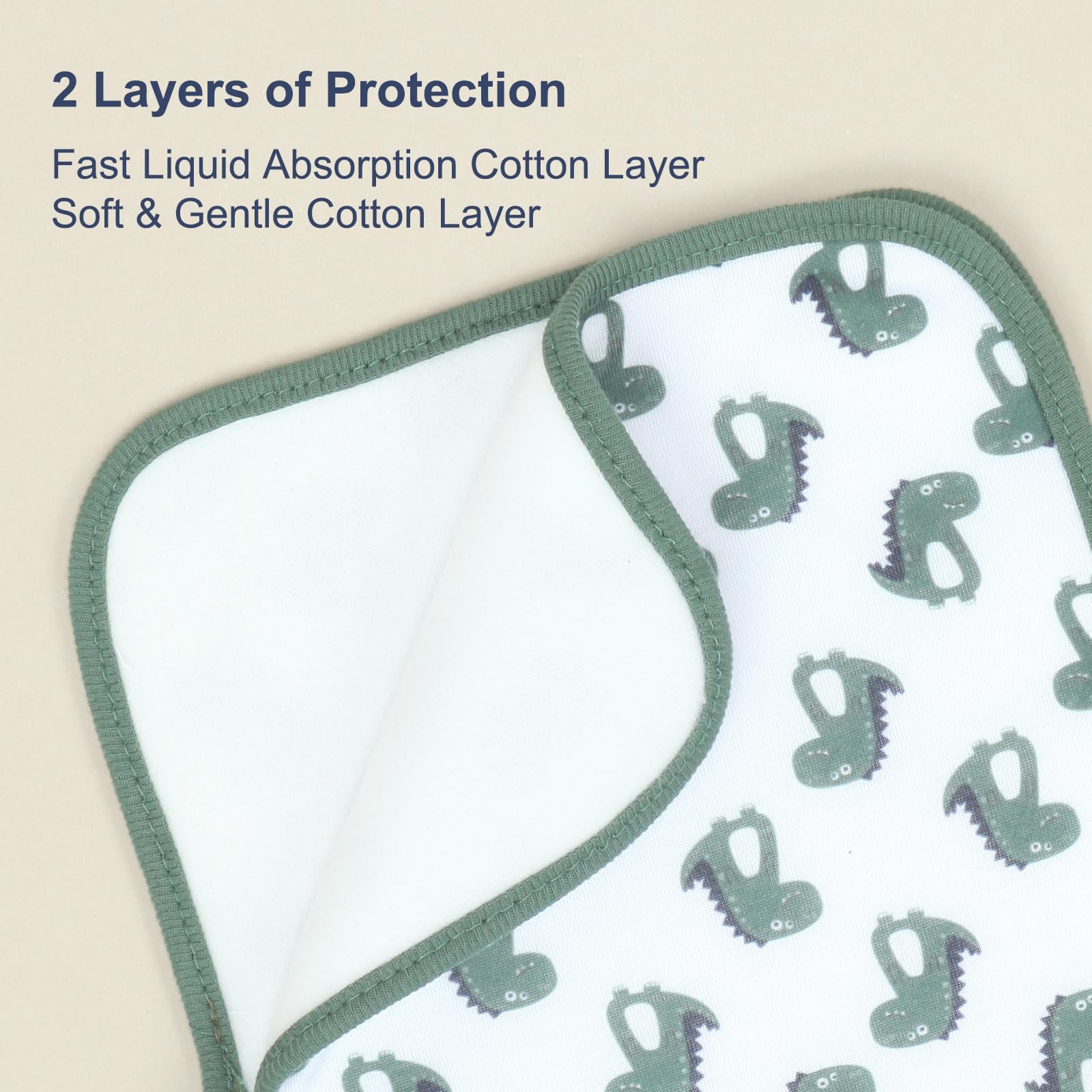 بينوكسين - مجموعة من 8 قطع من  - مراجعة Printed Bibs Pack وسعره