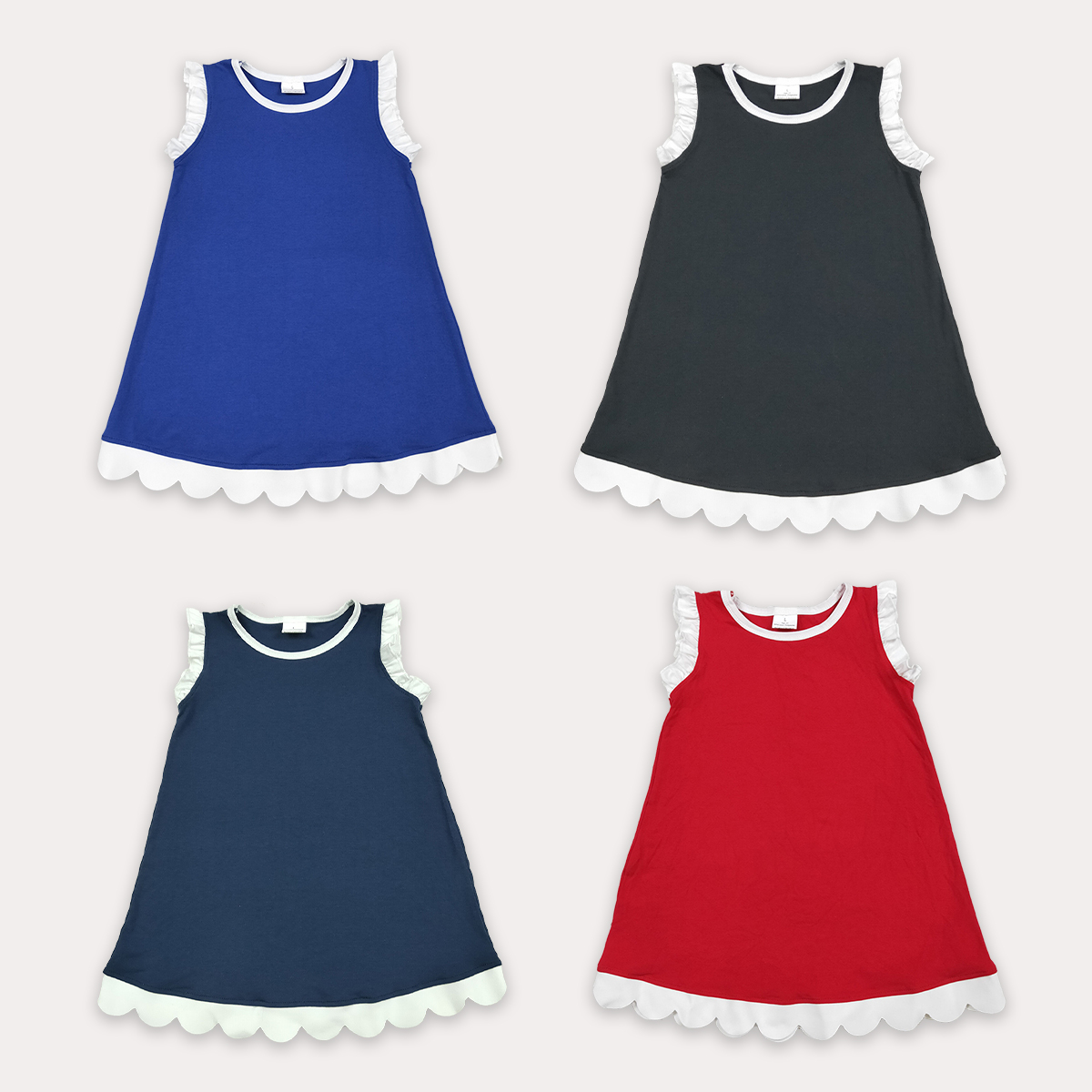 فساتين أطفال للبنات بدون أكمام - مراجعة Baby Clothing Wholesale وسعره