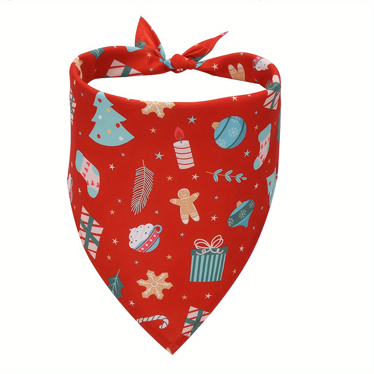 وشاح للكلاب بتصميم عيد الميلاد - مراجعة Printed Bibs Pack وسعره