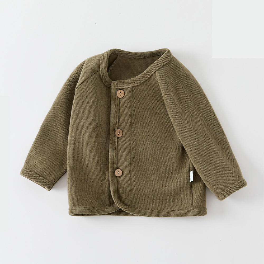 سترة أطفال بلون سادة سترات أطف - مراجعة Knit Cardigan Infant وسعره