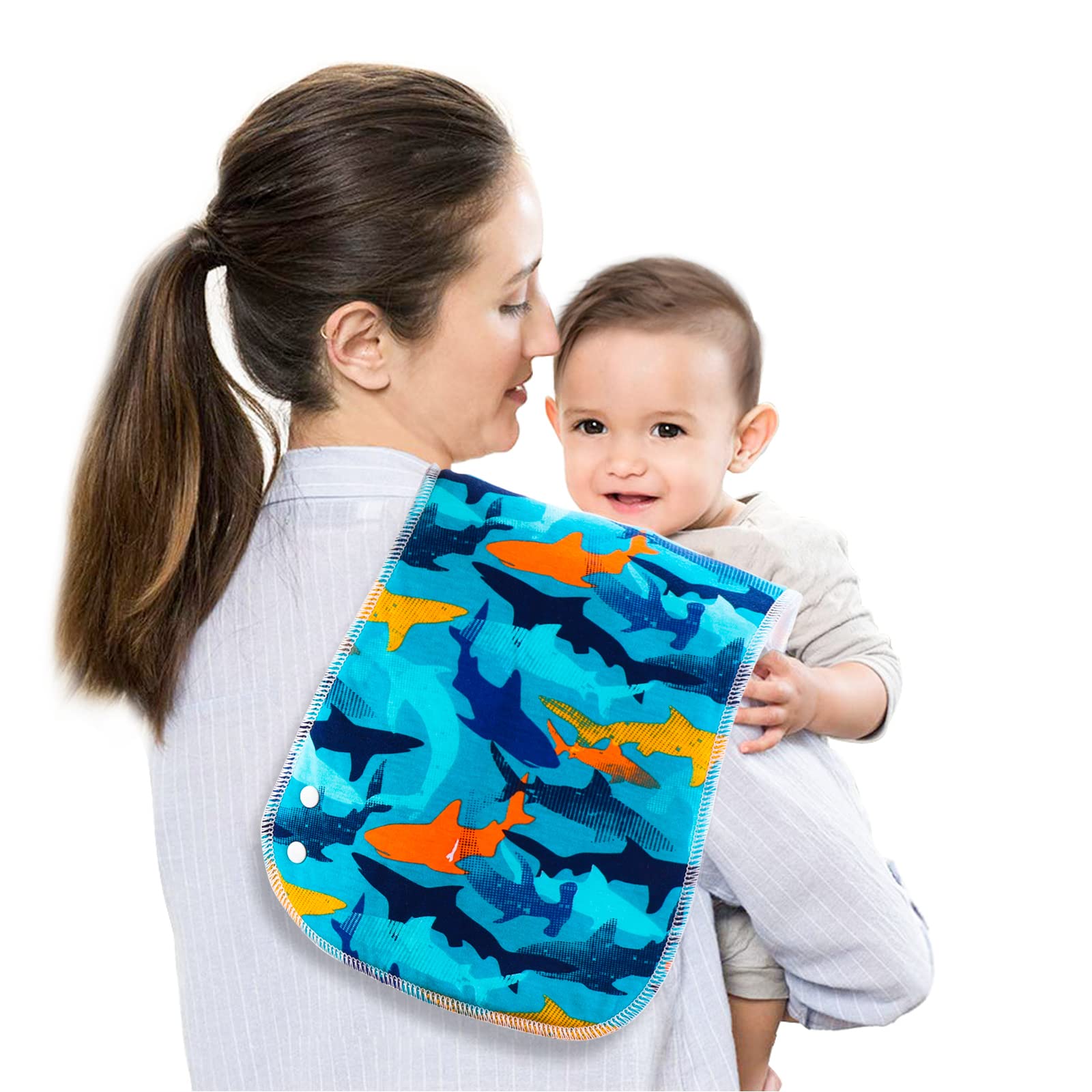 بينوكسين، مجموعة من 6 قطع، منا - مراجعة Printed Bibs Pack وسعره