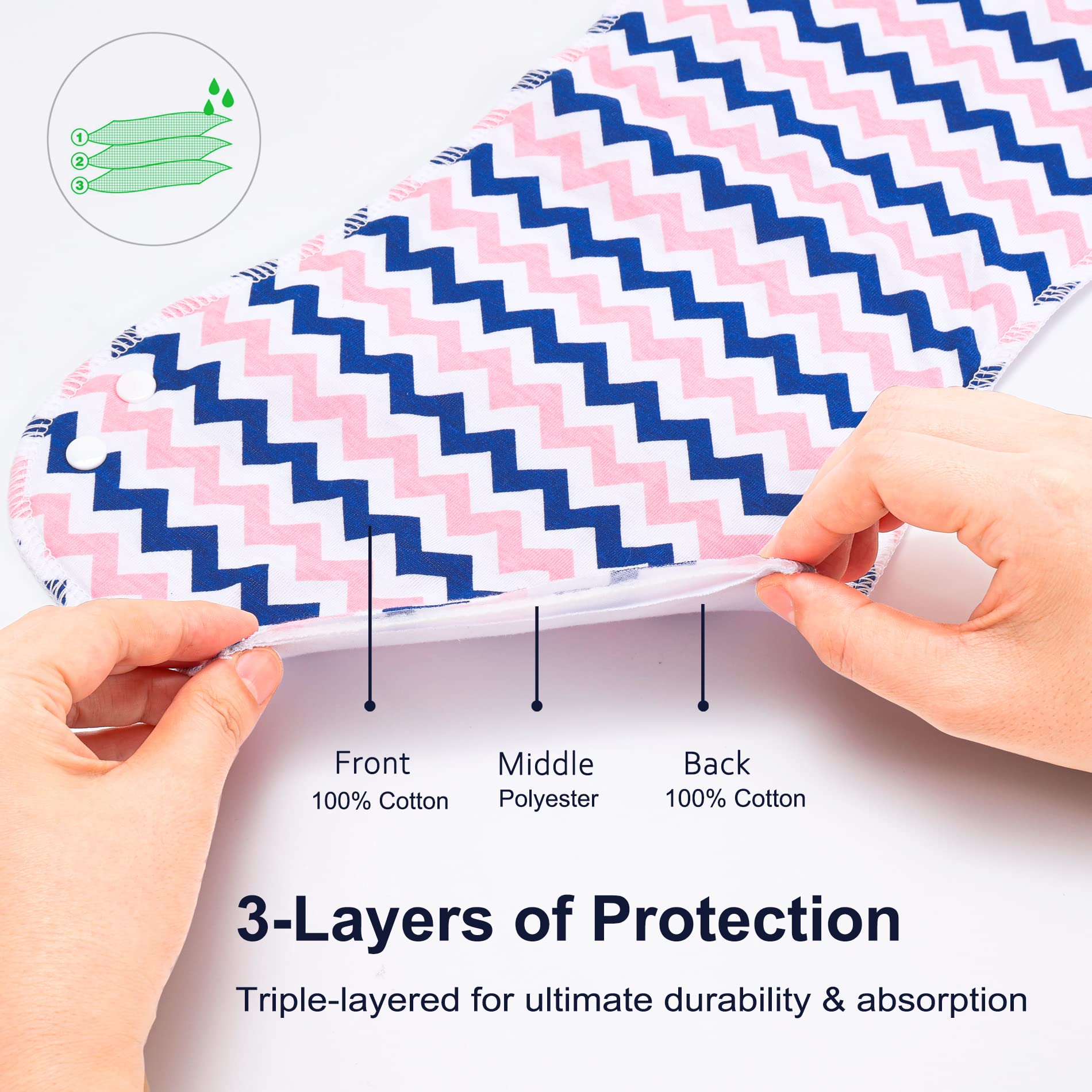 بينوكسين، مجموعة من 6 قطع، منا - مراجعة Printed Bibs Pack وسعره