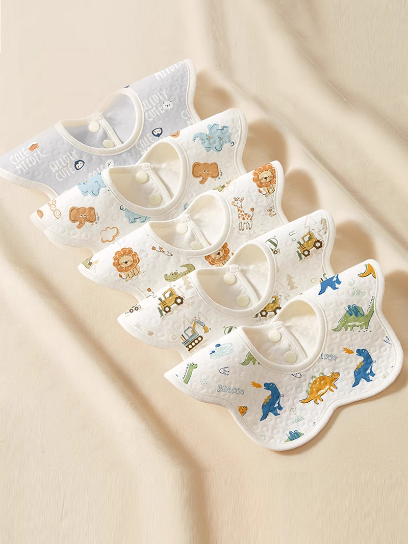 5 عبوات من مرايل باندانا للأطف - مراجعة Printed Bibs Pack وسعره