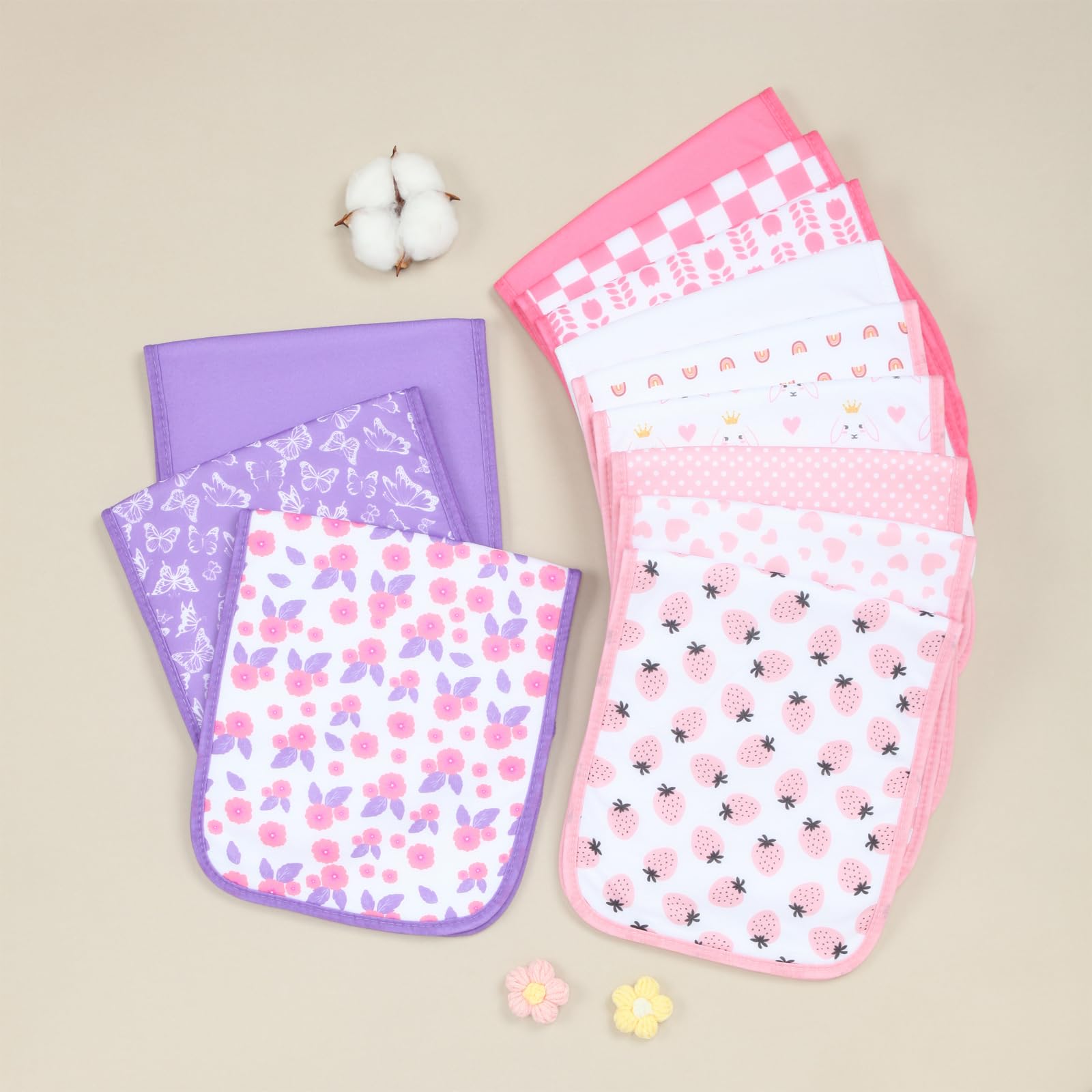 بينوكسين - مجموعة من 8 قطع من  - مراجعة Printed Bibs Pack وسعره