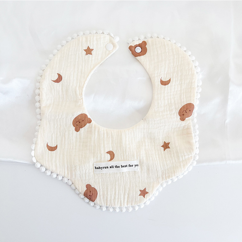 3 قطعة حزمة القطن الشاش طفلة م - مراجعة Printed Bibs Pack وسعره